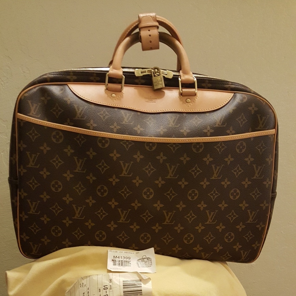 Authentic Louis Vuitton Alize 24 Heures NM travel